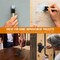 1 inch Foam Sponge Wood Handle Paint Brush Set (Value Pack of 50) - Lightweight, durable and great for Acrylics, Stains, Varnishes, Crafts, Art